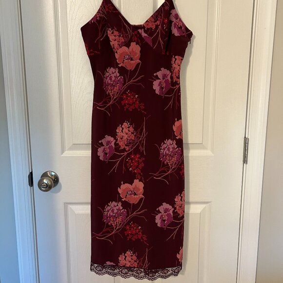 Express Floral Slip Dress,‎ 5/6 - Picture 1 of 8